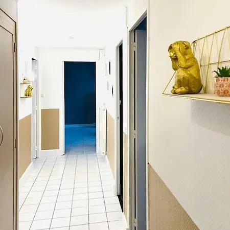 公寓 Montlucon-Le Savanna T3 A 5Min Du Centre-Ville Montlucon 蒙吕松